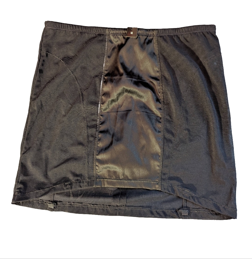 La SENZA Black Transparent Mini Skirt Size Medium